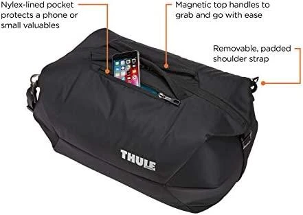 Kelioninis Thule | Tinka iki " | Subterra Weekender Duffel | TSWD-345 | Tote | Juodas | Shoulder strap