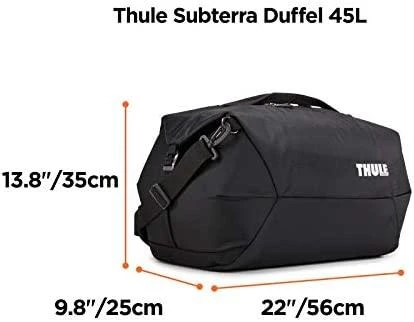 Kelioninis Thule | Tinka iki " | Subterra Weekender Duffel | TSWD-345 | Tote | Juodas | Shoulder strap
