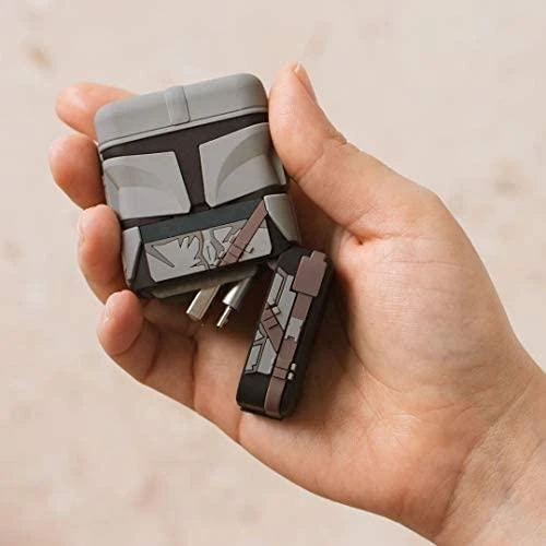 Triton Thumbs Up PowerSquad Mandalorijos kabelis USB 0,6 m USB A USB C / Micro-USB B / Lightning Juodas, Pilka