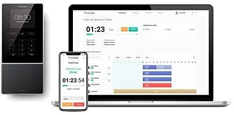 Spausdintuvas „Safescan TimeMoto TM-818 SC“ laiko apskaitos sistema su RFID, PIN kodu, MIFAME, iDESfire