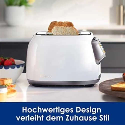 TINECO TOASTY ONE išmanus skrudintuvas, baltos spalvos