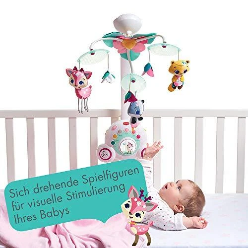 Tiny Love karuselė kūdikiui su besisukančiais žaislais