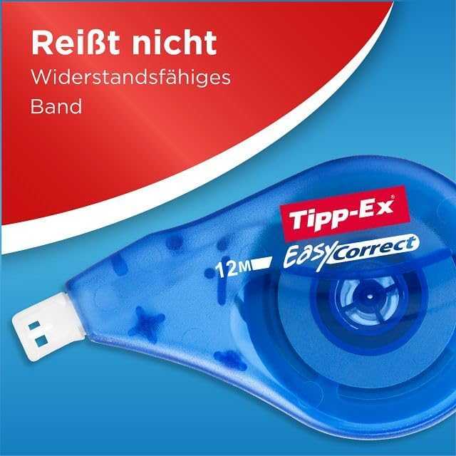 Bic Korektorius Tipp-Ex Correct 12 m juosta 5 mm 10 vnt