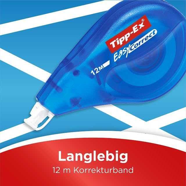 Bic Korektorius Tipp-Ex Correct 12 m juosta 5 mm 10 vnt