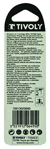 Grąžtas betonui ir keramikai 4mm, Tivoly Technic 2 IN 1