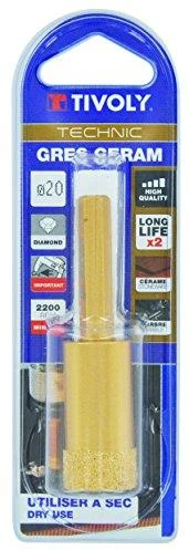 Deimantinis grąžtas plytelėms ir marmurui TIVOLY, su parafinu, "Heavy duty", Hex kotelis (Ø) 10 mm