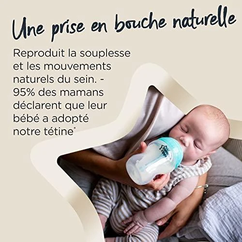 TOMMEE TIPPEE buteliukas ANTI-COLIC, 150 ml, 42240575