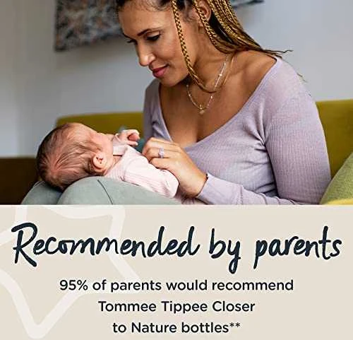 Tommee Tippee TOMMEE TIPPE Natural Start buteliukas CLOSER TO NATURE, su sterilizavimo funkcija 150 ml, 3 vnt., 42271820