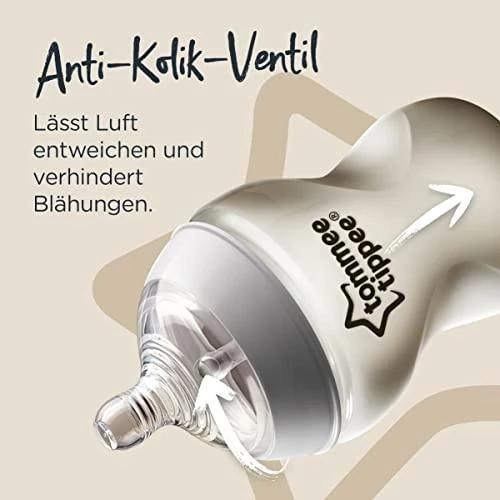 Tommee Tippee TOMMEE TIPPE Natural Start buteliukas CLOSER TO NATURE, su sterilizavimo funkcija 150 ml, 3 vnt., 42271820