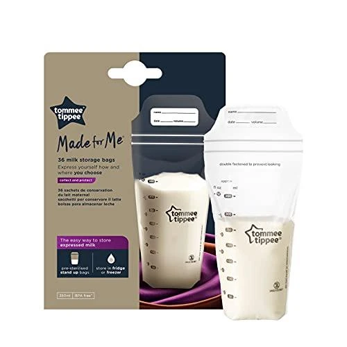 TOMMEE TIPPEE maišeliai pienui laikyti, 36 vnt., 42302242