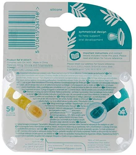 Lotto TOMMEE TIPPEE TTP43335896 čiulptukas FUN FRIENDS 6-18m 2pack