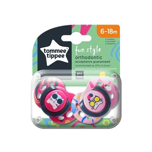 Lotto TOMMEE TIPPEE TTP43335896 čiulptukas FUN FRIENDS 6-18m 2pack
