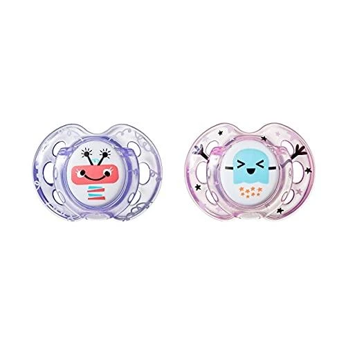 Tommee Tippee čiulptukai silikoniniai 2vnt 0-6m Fun 43335763