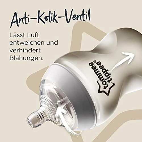 TOMMEE TIPPEE Natural Start žindukas lėtos srovės CLOSER TO NATURE, su sterilizavimo funkcija 2 vnt., 42458401