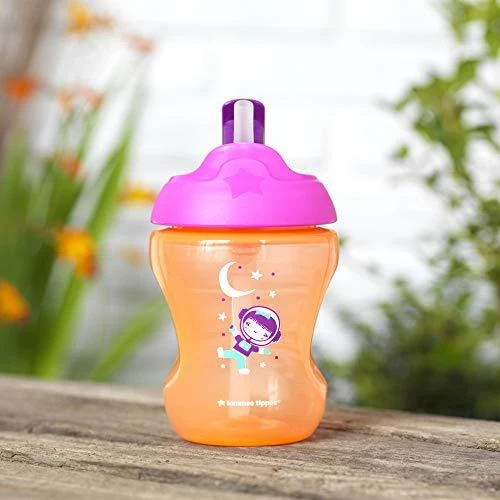 TOMMEE TIPPEE mokomasis puodelis su šiaudeliu, 7 mėn+, 447154