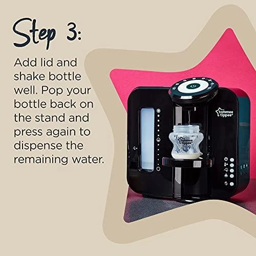 Tommee Tippee Perfect Prep Pieno mišinukų paruošimo aparatas, Juodos spalvos, 42372610
