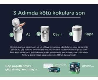 TOMMEE TIPPEE kasetė SANGENIC TWIST REFILL sauskelnių konteineriui, 1 vnt., 85100602