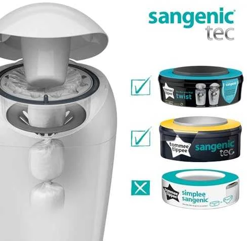 TOMMEE TIPPEE kasetė SANGENIC TWIST REFILL sauskelnių konteineriui, 1 vnt., 85100602