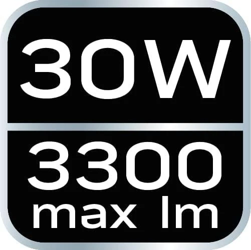 Neo led įkrovimo akumuliatorius, 1x4000 mah, aliuminis, juodas, priartinimo funkcija, 3 tipų apšvietimas, ipx4, usb įkroviklis.