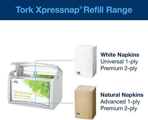 Servetėlių dozatorius TORK XPRESSNAP TABLETOP, 20,1 x 15,5 x 15 cm, šv. pilkos sp. (272613)