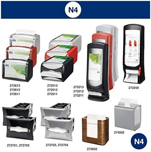 Servetėlių dozatorius TORK XPRESSNAP TABLETOP, 20,1 x 15,5 x 15 cm, šv. pilkos sp. (272613)