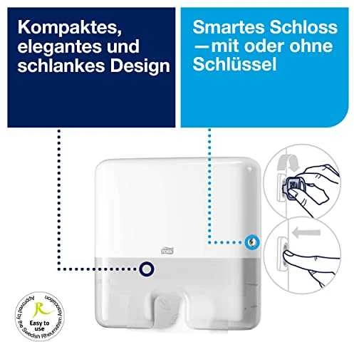 Popierinių rankšluosčių dalytuvas Tork Xpress Multifold Mini