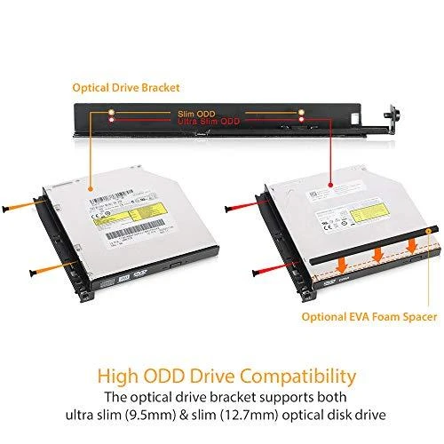 Nezatříděno „Icy Dock Pocket“ 2 x 2,5 colio SSD / HDD + ypač plonas ODD 5,25 colio „ToughArmor“ (MB602SPO-B)