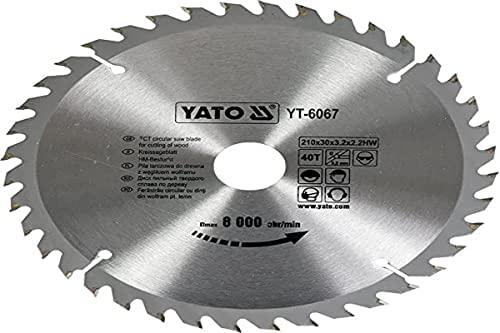 Yato Diskinis pjūklas medienai 210x30mm 40z YT-6067