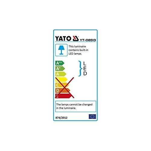 YATO SEMINARŲ LEMPAS 2in1 LED MAGNETAS 3xAA BATERIJAMS 280 liumenų