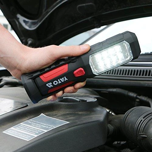 YATO SEMINARŲ LEMPAS 2in1 LED MAGNETAS 3xAA BATERIJAMS 280 liumenų