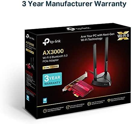 TP-LINK Archer TX3000E WLAN / Bluetooth 2402 Mbit/ai Vidinis