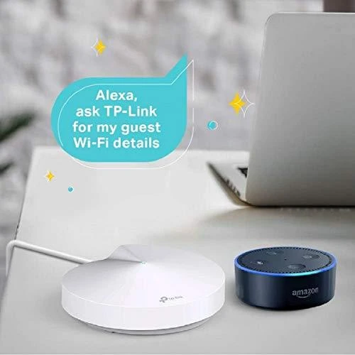 TP-LINK Mesh WiFi sistema Deco M9 Plus (3 pakuotės) 802.11ac 867 Mbit/s 10/100/1000 Mbit/s Ethernet LAN (RJ-45) jungtys 2 Mesh Support Taip MU-MiMO Taip Nėra mobiliojo plačiajuosčio ryšio Antenos tipas 8 x Vidinės antenos 1