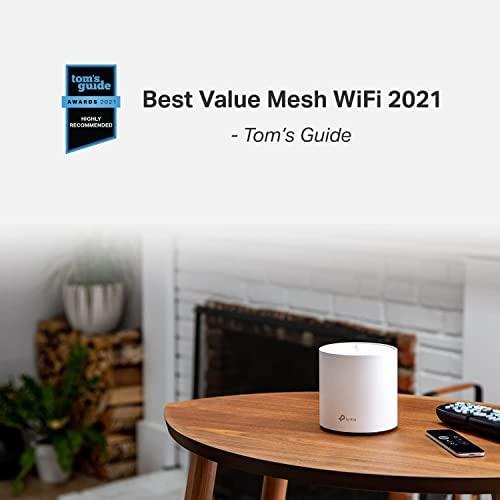 Maršrutizatorius „TP-Link AX1800 Whole Home Mesh Wi-Fi 6“ sistema | Deco X20 (2 pakuotės) | 802.11ax | 1201+574 Mbit/s | 10/100/1000 Mbit/s | Ethernet LAN (RJ-45) jungtys 2 | Tinklelio palaikymas Taip | MU-MiMO Taip | Nėra mobiliojo plačiajuosčio ryšio | Antenos tipas 4xInternal per Deco uni