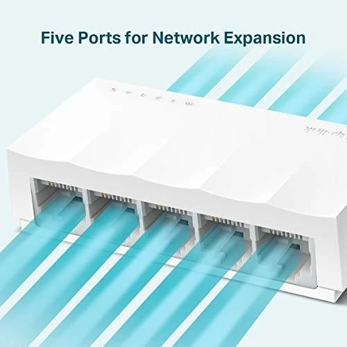 Šakotuvas TP-LINK LiteWave 8 prievadų 10/100M darbalaukio jungiklis 8 10/100M RJ45 prievadų darbalaukio plastikinis dėklas