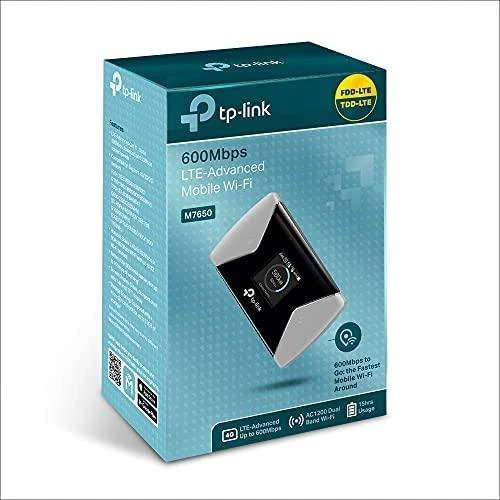 TP-LINK mobilusis 4G LTE WLAN Maršrutizatorius 600 MBs Dviejų dažnių Wi-Fi 4G Modemas SIM kortelės lizdas Micro SD lizdas 1,4 colio TFT ekranas 3000 mAH baterijos