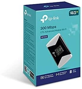 TP-LINK mobilusis 4G LTE WLAN Maršrutizatorius 300 MB dviejų dažnių „Wi-Fi“ 4G modemas SIM kortelės lizdas Micro SD lizdas 1,4 colio TFT ekranas 3000 mAh baterija