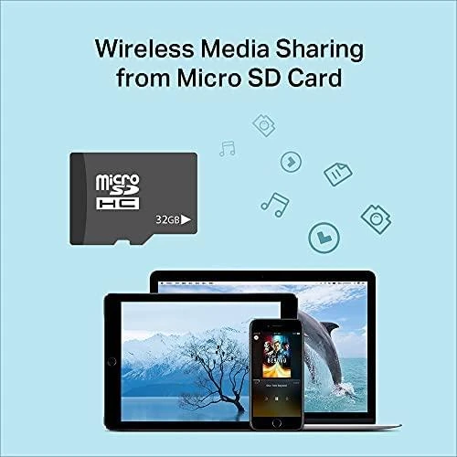 TP-LINK mobilusis 4G LTE WLAN Maršrutizatorius 300 MB dviejų dažnių „Wi-Fi“ 4G modemas SIM kortelės lizdas Micro SD lizdas 1,4 colio TFT ekranas 3000 mAh baterija