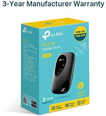 Modemas Maršrutizatorius TP-LINK TL-M7200 (juodos spalvos)