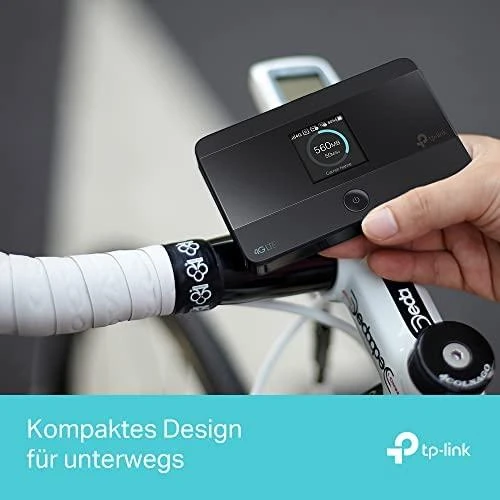 Modemas TP-LINK mobilusis 4G LTE WLAN Maršrutizatorius su integr.4G modemu, SIM kortelės lizdas, 1,4 colio TFT Ekranas, 2550 mAH Akku, Micro SD kortelės lizdas