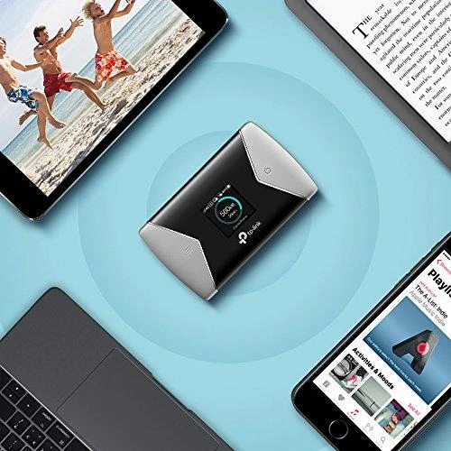 TP-LINK mobilusis 4G LTE WLAN Maršrutizatorius 300 MB dviejų dažnių „Wi-Fi“ 4G modemas SIM kortelės lizdas Micro SD lizdas 1,4 colio TFT ekranas 3000 mAh baterija