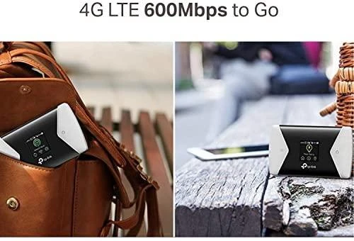 TP-LINK mobilusis 4G LTE WLAN Maršrutizatorius 600 MBs Dviejų dažnių Wi-Fi 4G Modemas SIM kortelės lizdas Micro SD lizdas 1,4 colio TFT ekranas 3000 mAH baterijos
