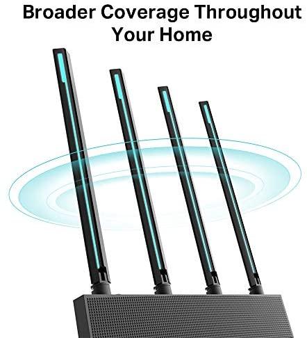 TP-LINK Archer C80 TP-Link Archer C80 AC1900 Dviejų juostų belaidis 802.11ac Gbit maršrutizatorius 4xLAN MU-MIMO