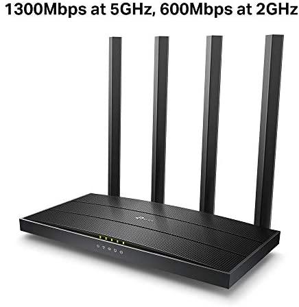 TP-LINK Archer C80 TP-Link Archer C80 AC1900 Dviejų juostų belaidis 802.11ac Gbit maršrutizatorius 4xLAN MU-MIMO