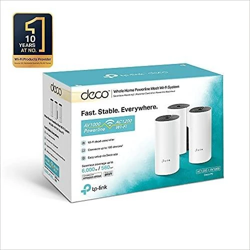 Maršrutizatorius Prieigos taško belaidis WiFi TP-LINK Deco P9 (3 paketas) (300 Mb/s – 802.11 b/g/n, 867 Mb/s – 802.11 a/n/ac)