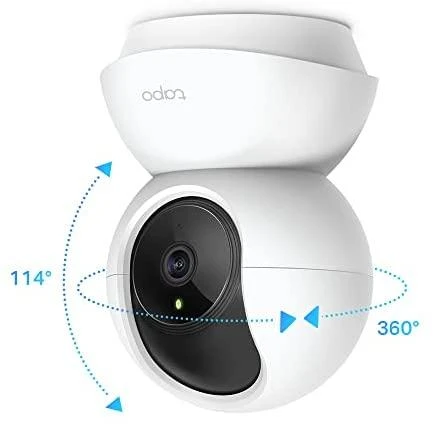 TP-LINK | Pakreipiama/sukama namų apsaugos Wi-Fi kamera | TC70 | PTZ | 2 MP | 4 mm / F2.4 | H.264 | Micro SD, maks. 128 GB