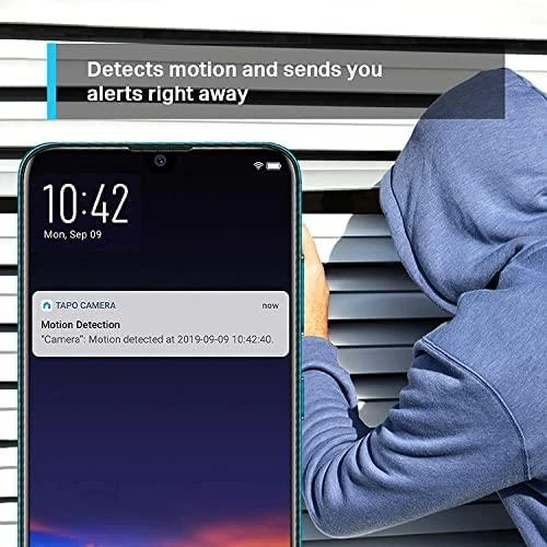 TP-LINK Tapo C100 Namų apsauga WiFi kamera Dienos / nakties vaizdas 1080p Full HD raiška Micro SD kortelės saugykla Iki 128GB H.264 vaizdo įrašo