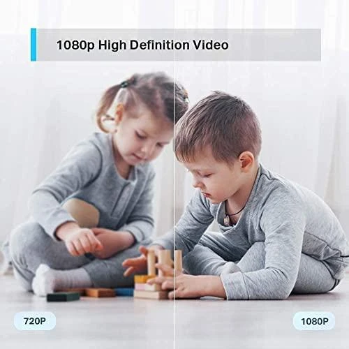 TP-LINK Tapo C100 Namų apsauga WiFi kamera Dienos / nakties vaizdas 1080p Full HD raiška Micro SD kortelės saugykla Iki 128GB H.264 vaizdo įrašo