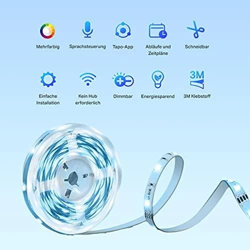 TP-LINK | Išmanioji Wi-Fi šviesos juosta | Tapo L900-5 | Daugiaspalvis