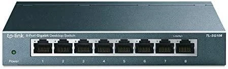 Šakotuvas TP-LINK TP-LINK komutatorius TL-SG108 TLSG108 (TL-SG108)