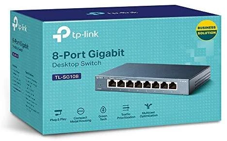 Šakotuvas TP-LINK TP-LINK komutatorius TL-SG108 TLSG108 (TL-SG108)